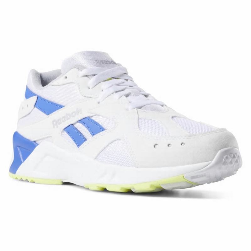 Reebok Aztrek Tenisky Damske - Biele/Siva/Svetlo Zelene YE2651RX